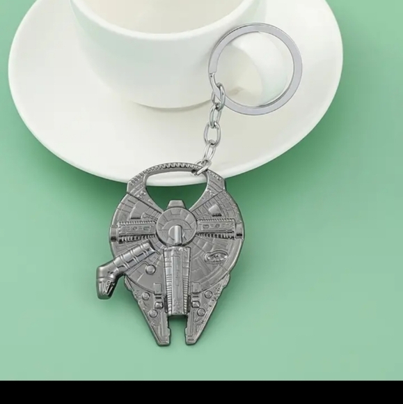 MILLENNIUM Falcon bottle opener keychain rebel alliance - Picture 5 of 7
